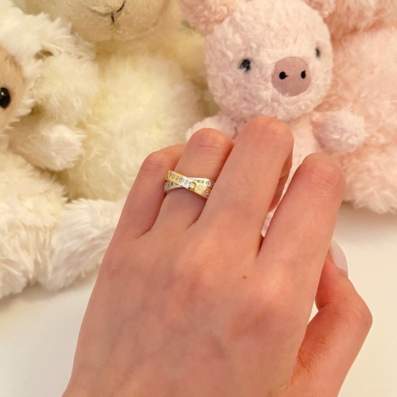 APM Love Our Planet morse code double ring - Picture 2 of 4